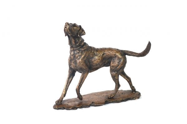 Playing Labrador (Jolly Dog Foundry Bronze Pet statue)