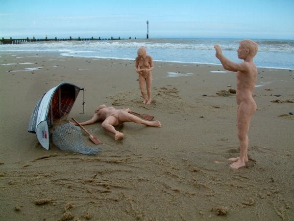 Hashtag Tragedy (Beached Family Sea Accident statues) - Image 2