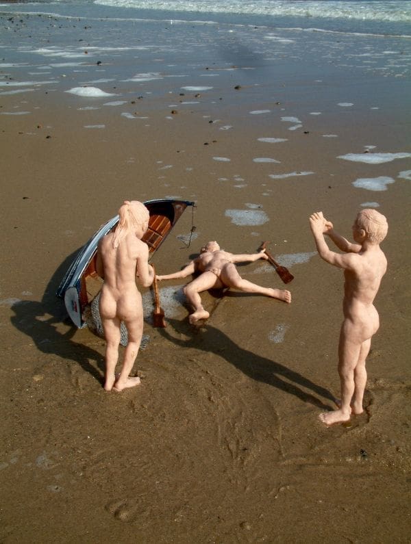 Hashtag Tragedy (Beached Family Sea Accident statues) - Image 3