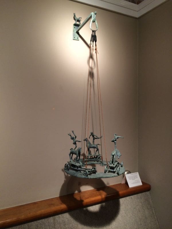 Infinite Balance (Horse and Performer Hanging sculpture) - Image 2