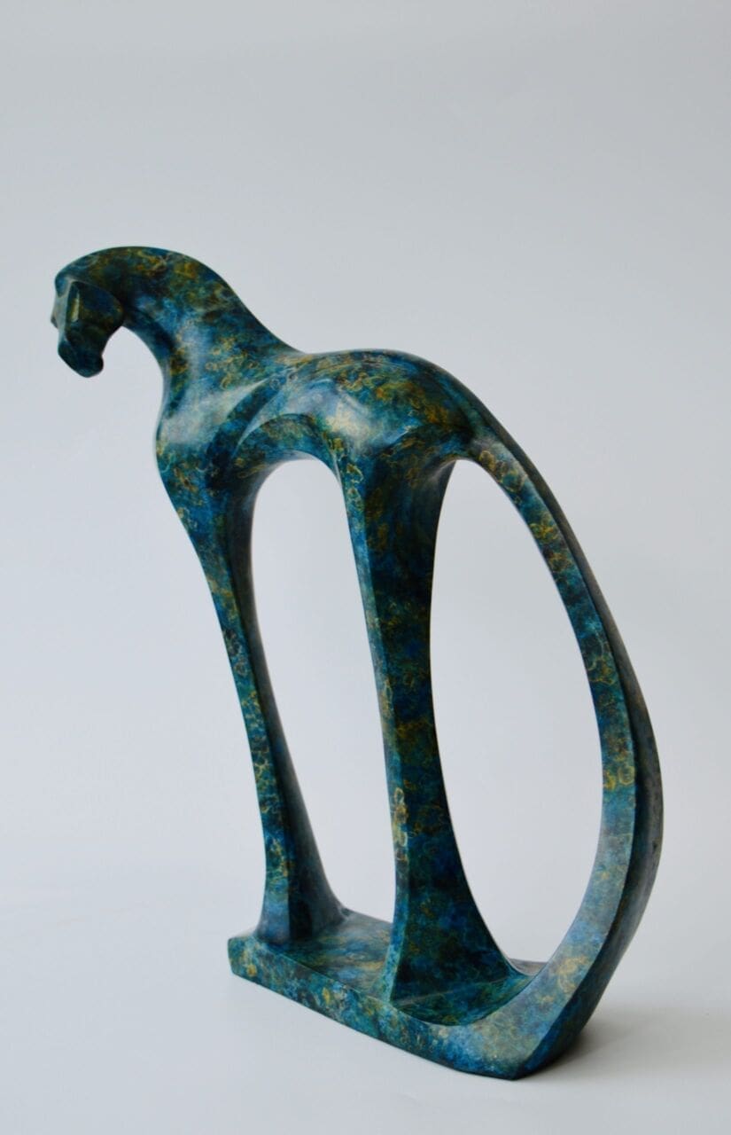 Bronze horse sculpture Elegantia by Marie Ackers