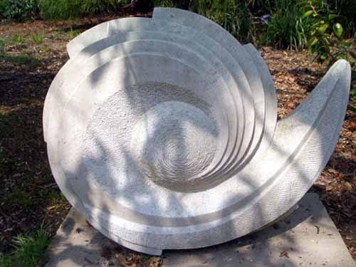 Ceramic sculpture “Tideaway” by Paul Wilson – abstract seaform sold artwork.