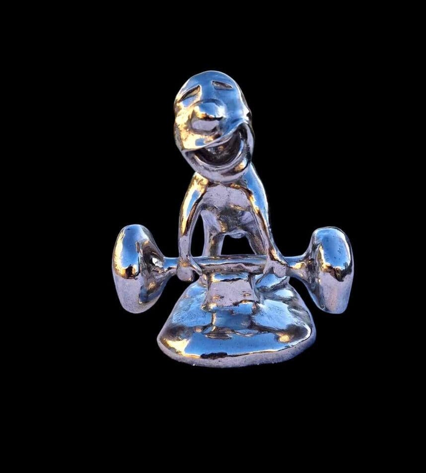 Believe in Yourself, Mirror Finished Stainless Steel Sculpture