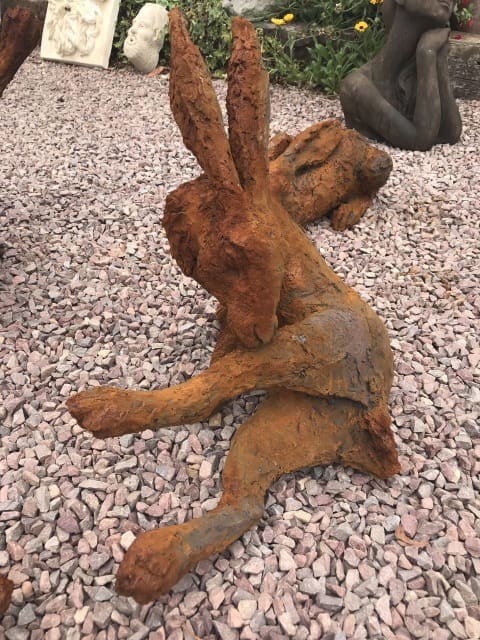 Itchy Hare Outdoor Sculpture