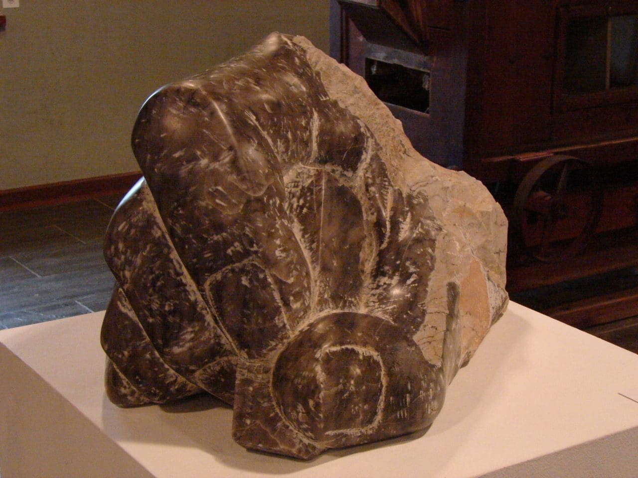 Creativity, Big Outsize Carved Hand Sculpture, - Image 2