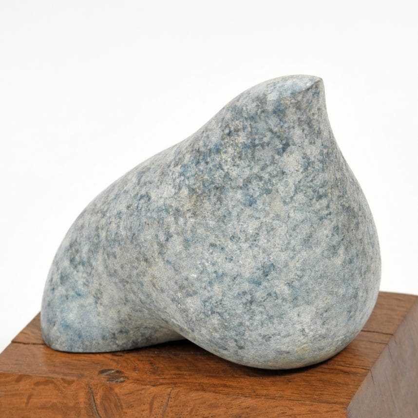 Avian II, Small Bronze Abstract Sculpture - Image 3