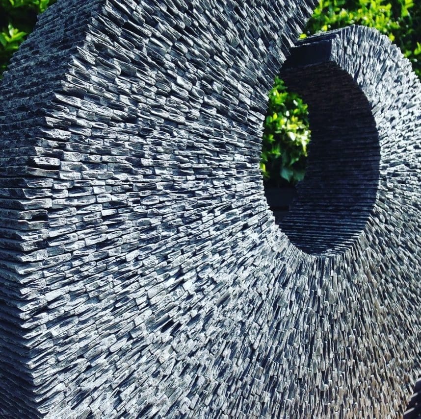 Verve (Abstract Curvey Multipiece Slate Sculpture) - Image 2