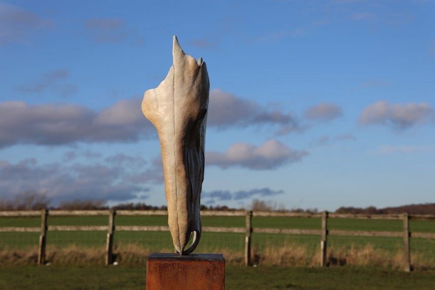 Grace, Bronze Minimalist Abstract Horse Head sculpture, - Image 9