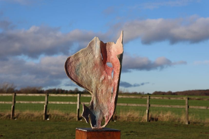 Grace, Bronze Minimalist Abstract Horse Head sculpture, - Image 11