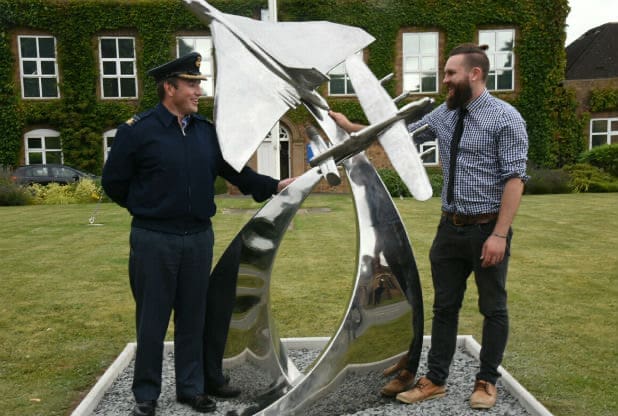 RAF Waddington (Stainless Steel Lancaster and V Bomber Sculpture) - Image 6