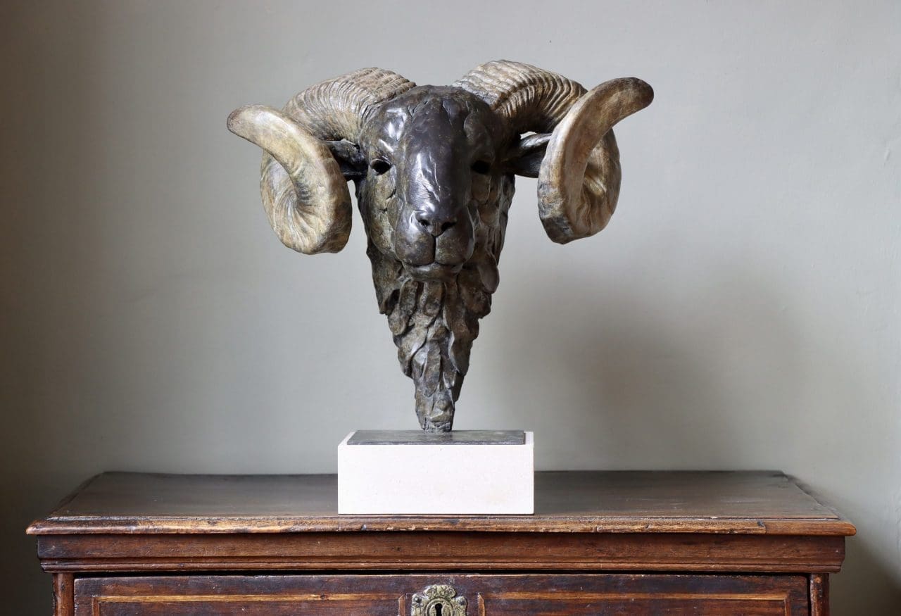 Life-Size Ram's Head - Image 2