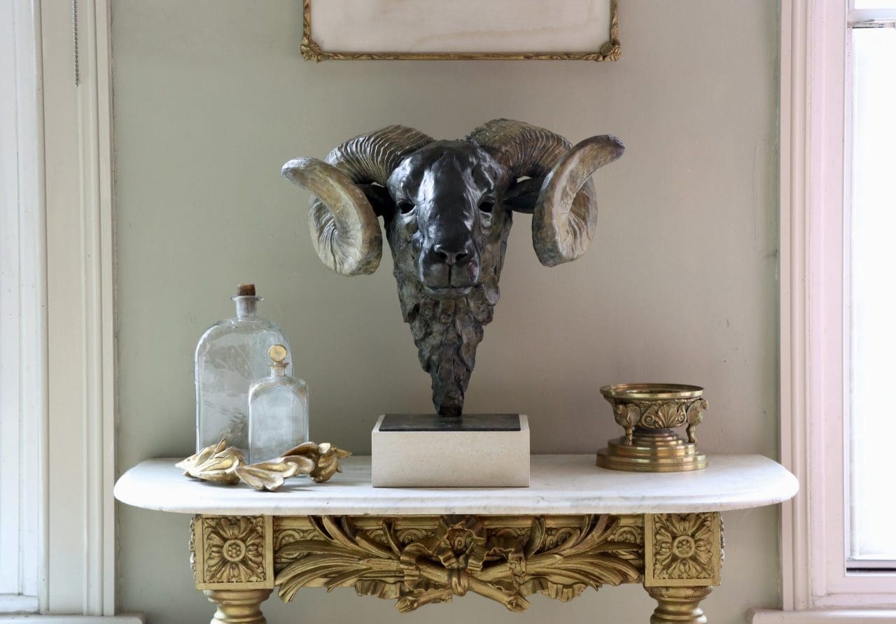 Life-Size Ram's Head - Image 3