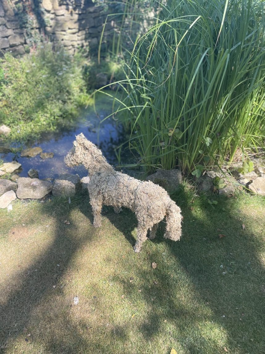 Sphagnum Horse (Small Lifelike Garden Yard Sculpture) - Image 5