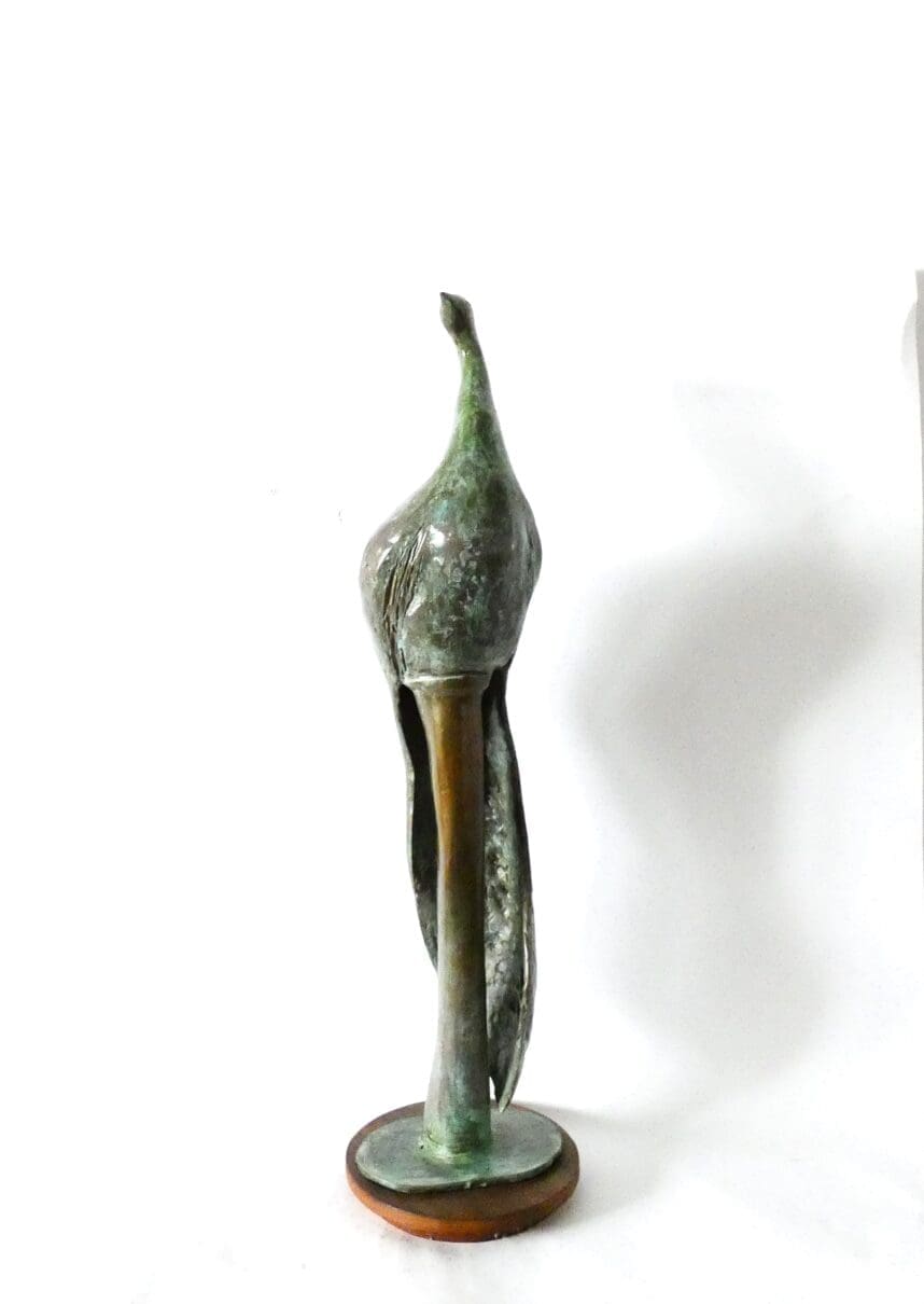 A PEACOCK Bronze Sculpture - Image 4