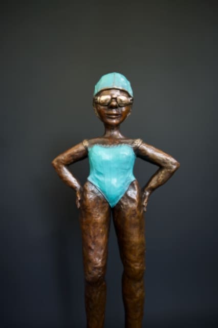 Wanda (Standing Female in Swimsuit Sculpture) - Image 4