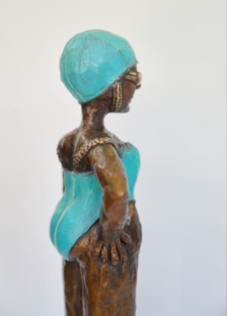 Wanda (Standing Female in Swimsuit Sculpture) - Image 3