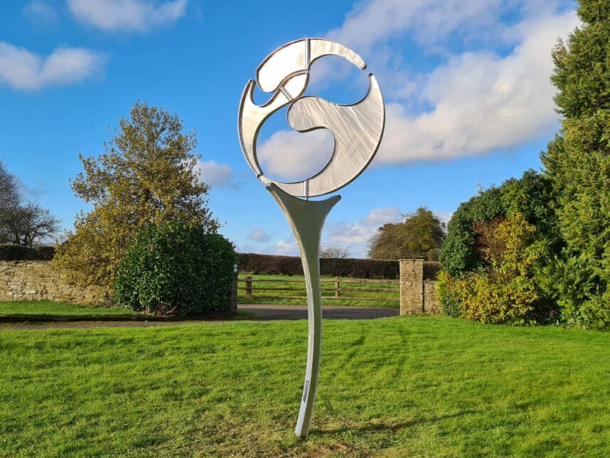 Ripples Kinetic Wind Sculpture - Image 6