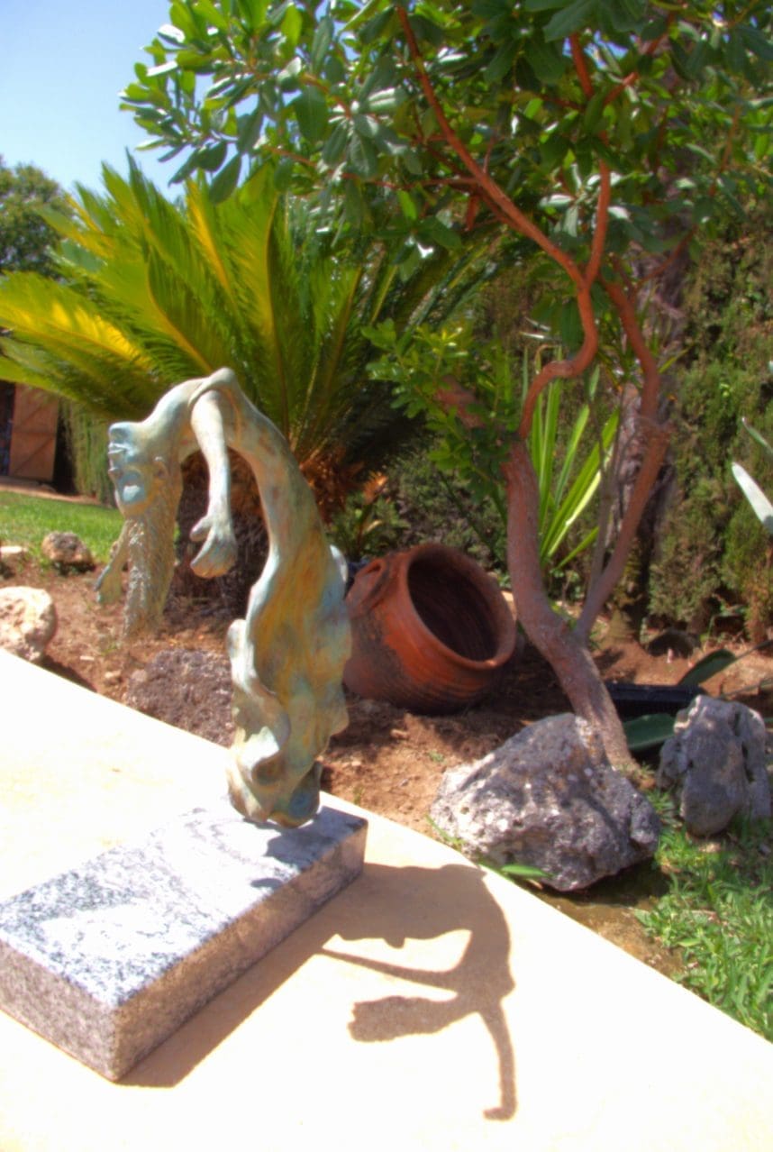Dancer (Bronze Semi Abstract Ballerina Sculpture) - Image 4
