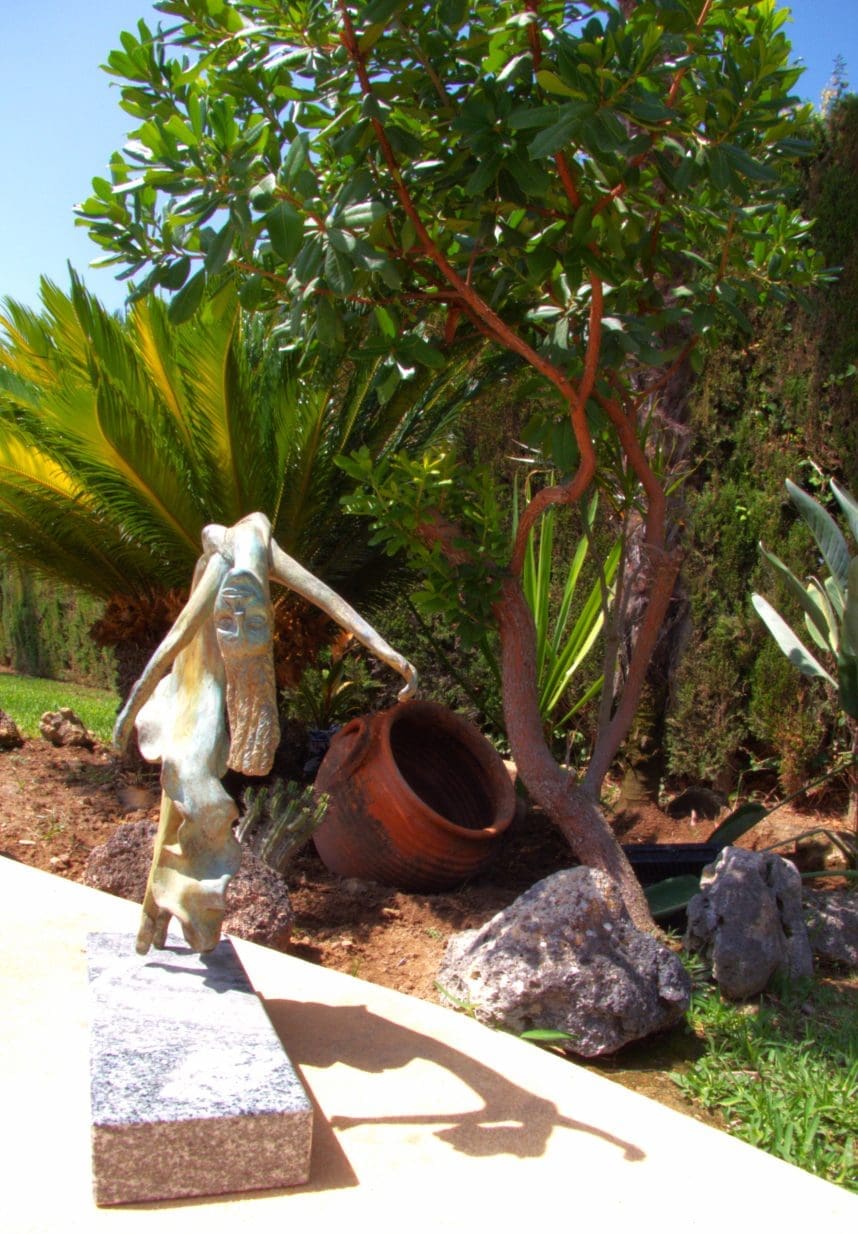 Dancer (Bronze Semi Abstract Ballerina Sculpture) - Image 5