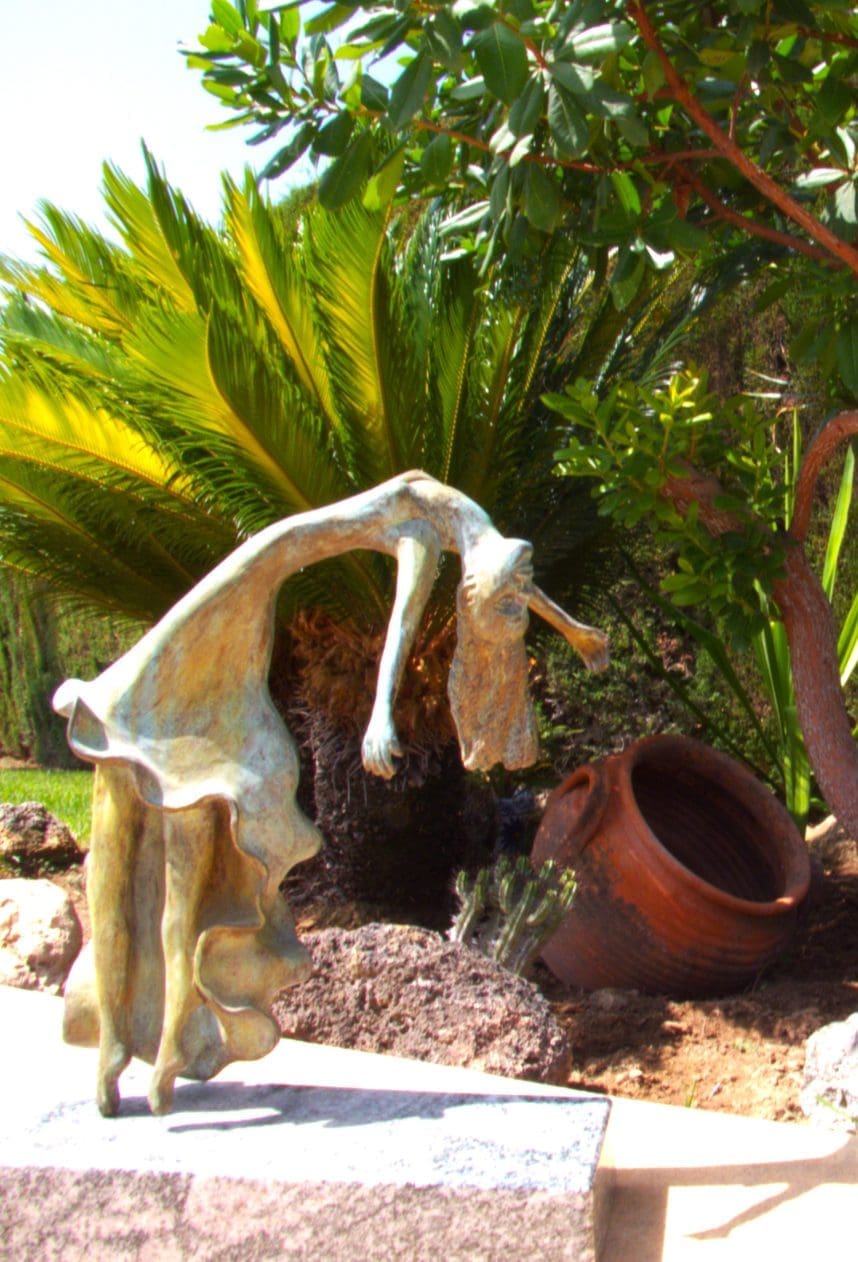 Dancer (Bronze Semi Abstract Ballerina Sculpture) - Image 6