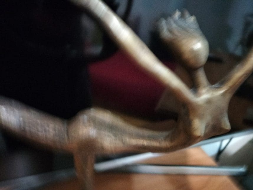 Gymnast Small Bronze Abstract Girl Sculpture - Image 2