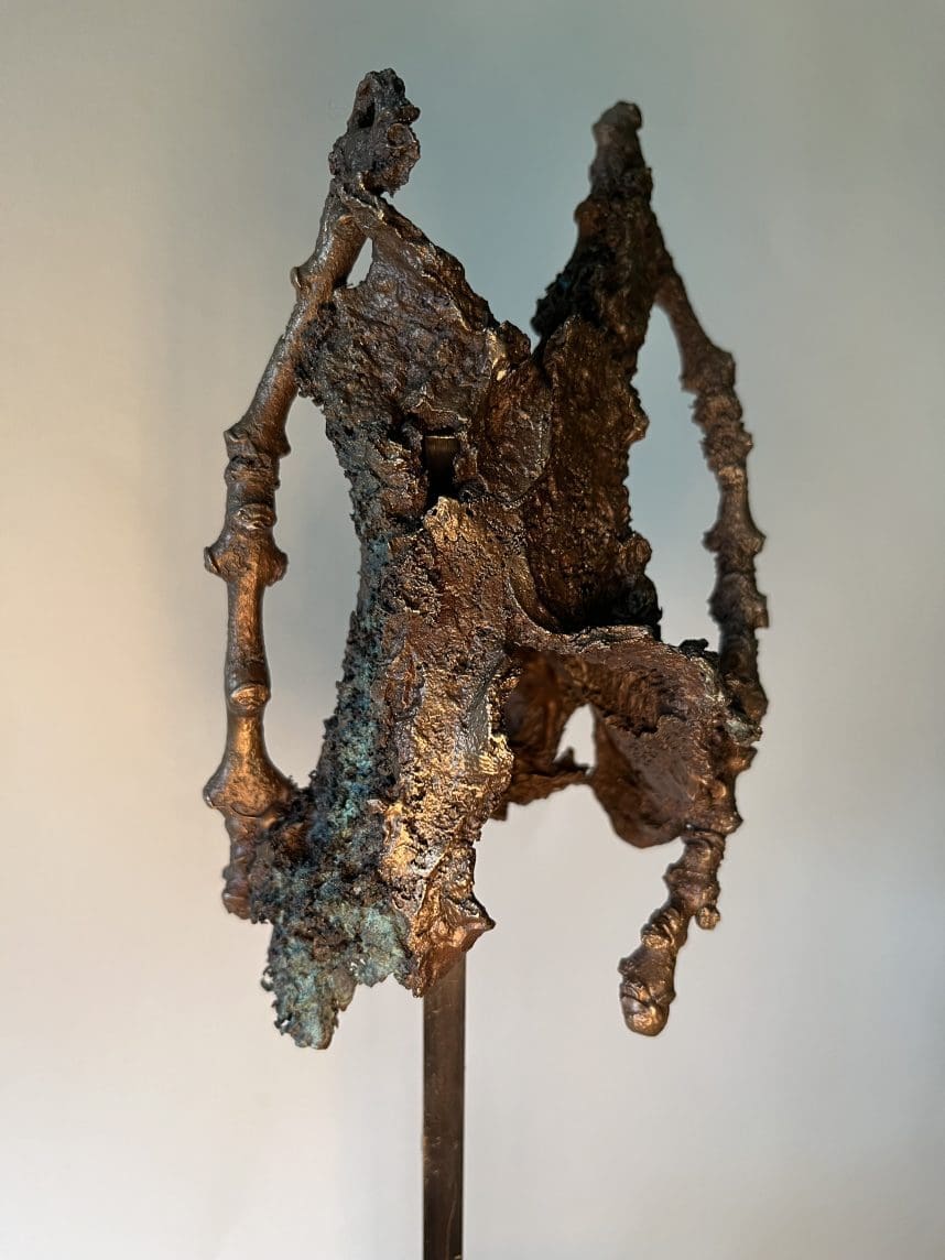 THE CORSET Bronze Abstract  Sculpture,