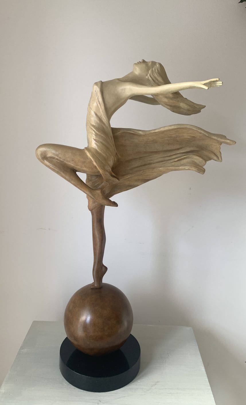 "To Live, to Breath, to Dance"Exhuberant Exstatic semi Nude Sculpture - Image 4