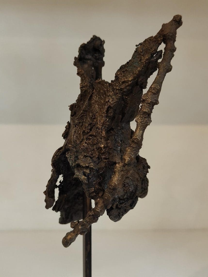 THE CORSET Bronze Abstract  Sculpture, - Image 3