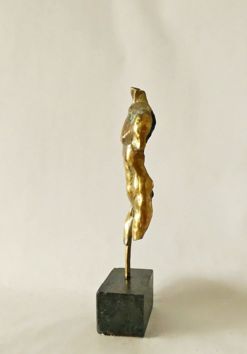 TORSO (Small Male Bronze Chest Indoor statue) - Image 5